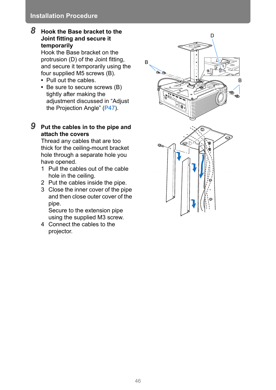 Canon REALiS 4K501ST Pro AV 5000-Lumen LCoS Projector User Manual | Page 46 / 196