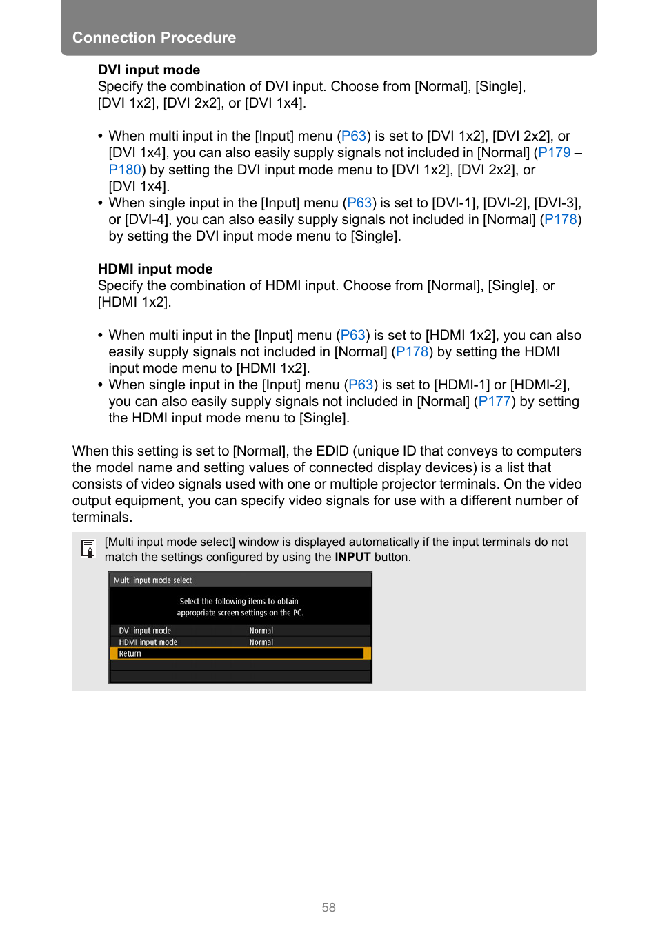 Canon REALiS 4K501ST Pro AV 5000-Lumen LCoS Projector User Manual | Page 58 / 196