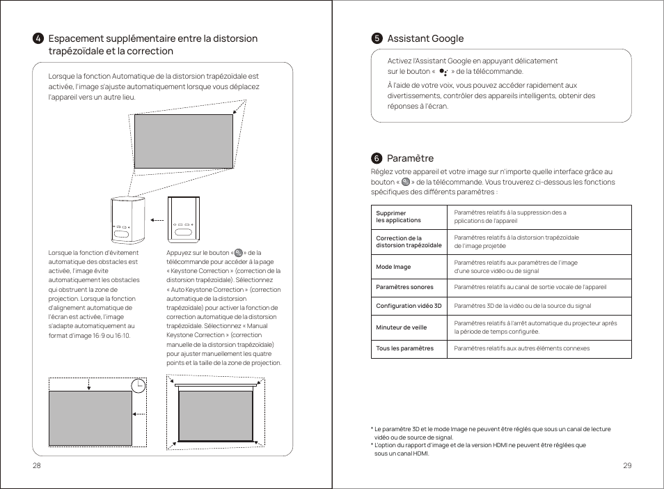 Assistant google paramètre | Xgimi MoGo 2 Pro 400-Lumen Full HD Portable DLP Wireless Projector User Manual | Page 19 / 54