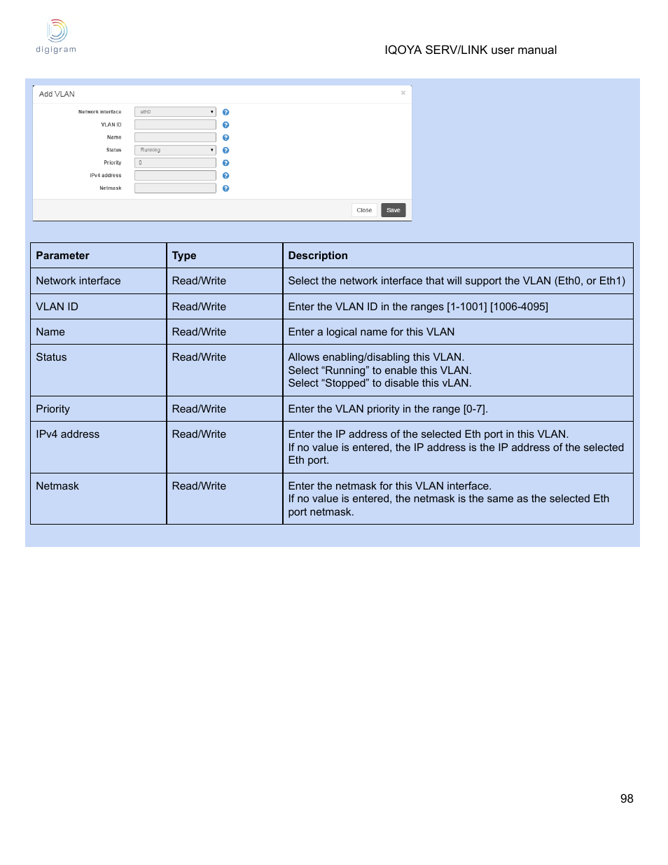 Digigram Software for IQOYA SERV/LINK 88 (Upgrades from 8 Codecs to 16) User Manual | Page 98 / 160