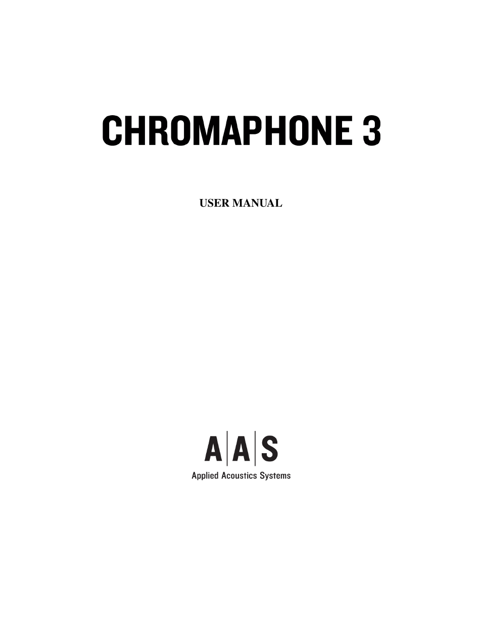 Applied Acoustics Systems Chromaphone 3 Upgrade Acoustic Object Synthesizer Plug-In (Download) User Manual | 83 pages