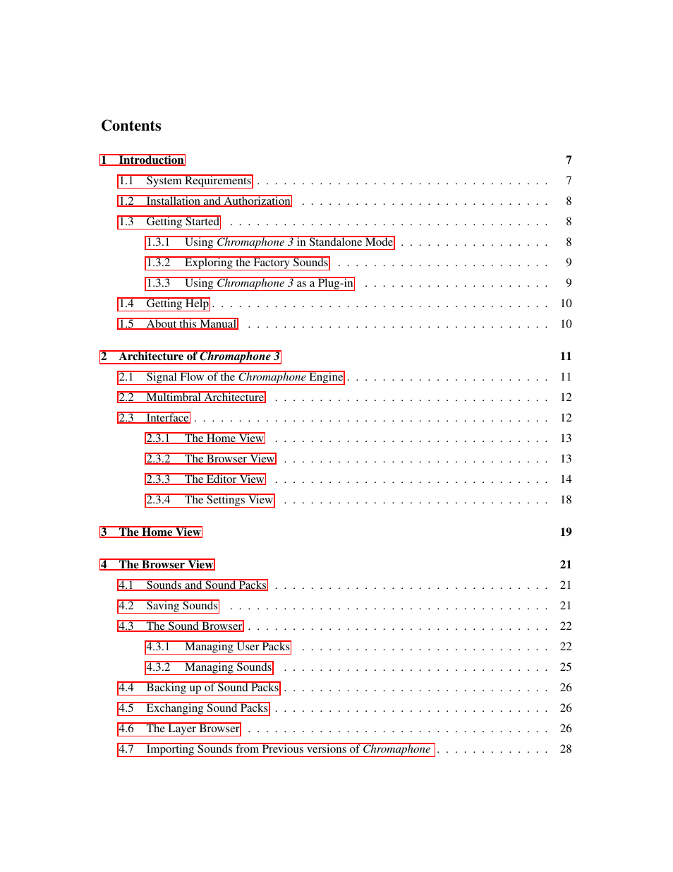 Applied Acoustics Systems Chromaphone 3 Upgrade Acoustic Object Synthesizer Plug-In (Download) User Manual | Page 3 / 83