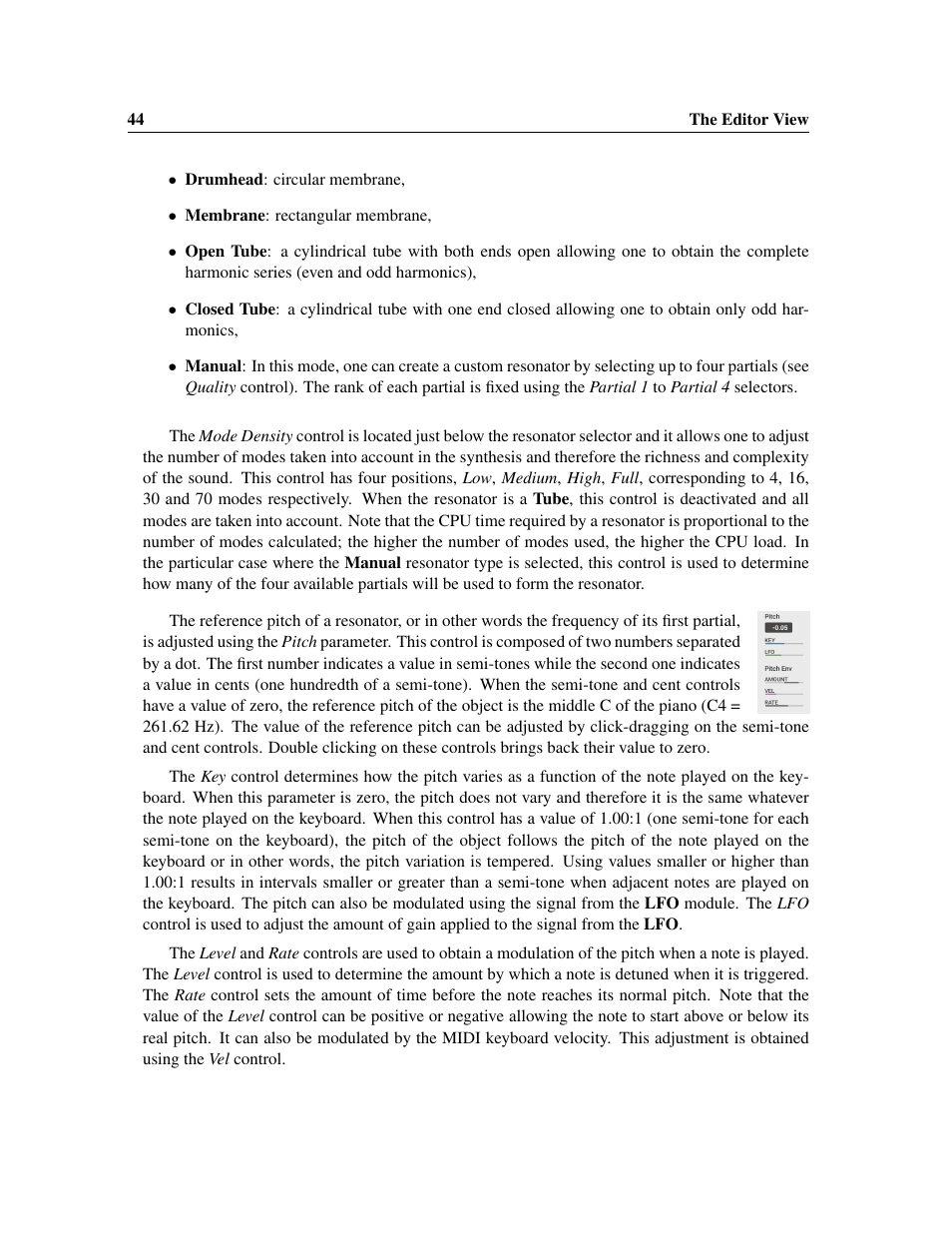 Applied Acoustics Systems Chromaphone 3 Upgrade Acoustic Object Synthesizer Plug-In (Download) User Manual | Page 44 / 83