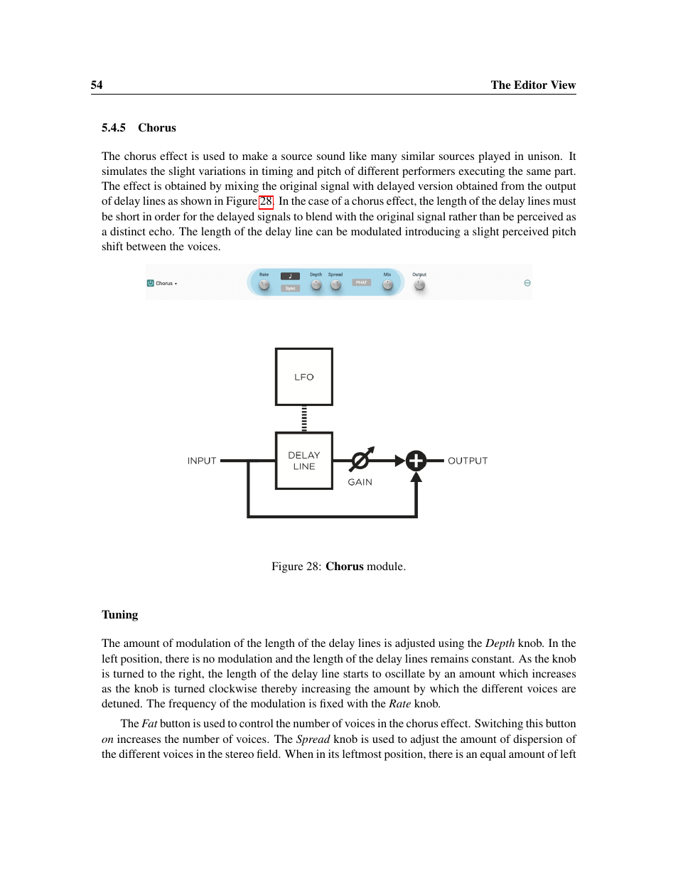 Chorus | Applied Acoustics Systems Chromaphone 3 Upgrade Acoustic Object Synthesizer Plug-In (Download) User Manual | Page 54 / 83