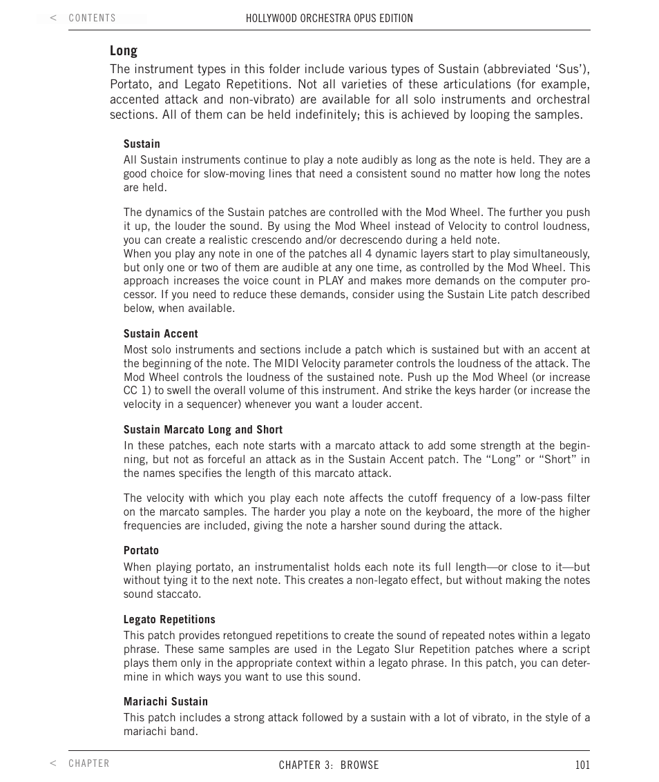 EastWest Hollywood Orchestra Opus Edition Virtual Instrument Plug-In (Download) User Manual | Page 101 / 228