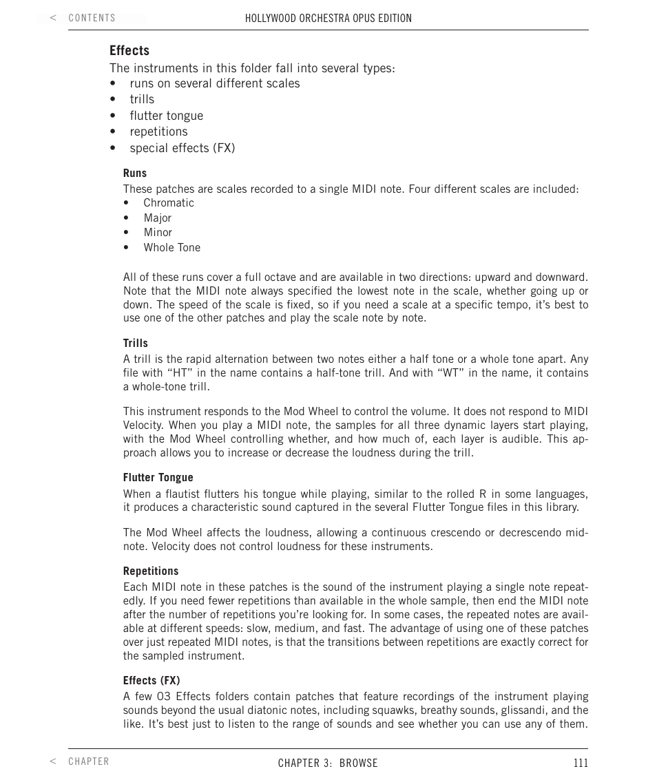 EastWest Hollywood Orchestra Opus Edition Virtual Instrument Plug-In (Download) User Manual | Page 111 / 228