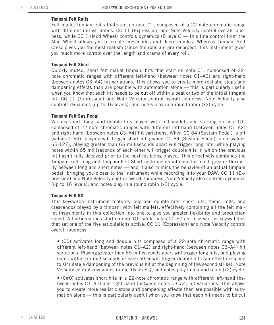 EastWest Hollywood Orchestra Opus Edition Virtual Instrument Plug-In (Download) User Manual | Page 124 / 228
