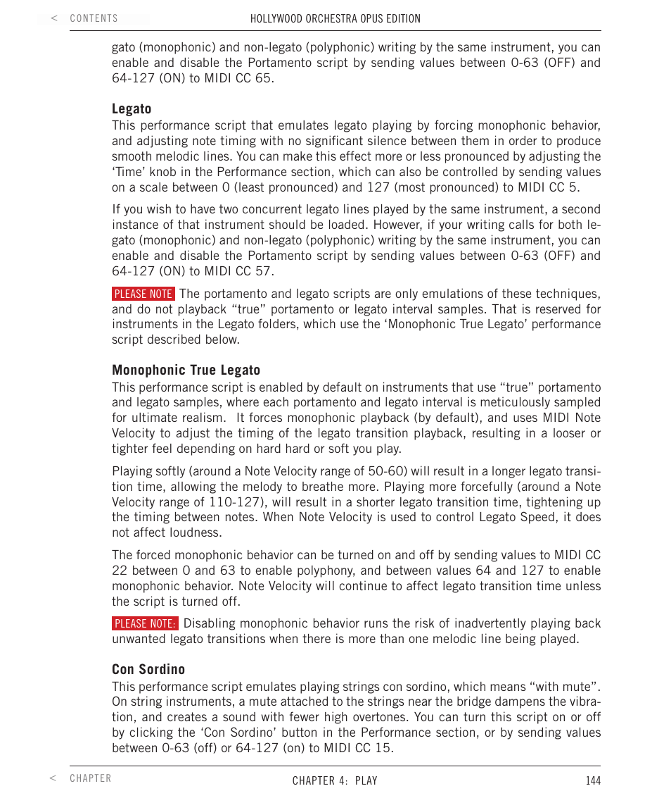 EastWest Hollywood Orchestra Opus Edition Virtual Instrument Plug-In (Download) User Manual | Page 144 / 228