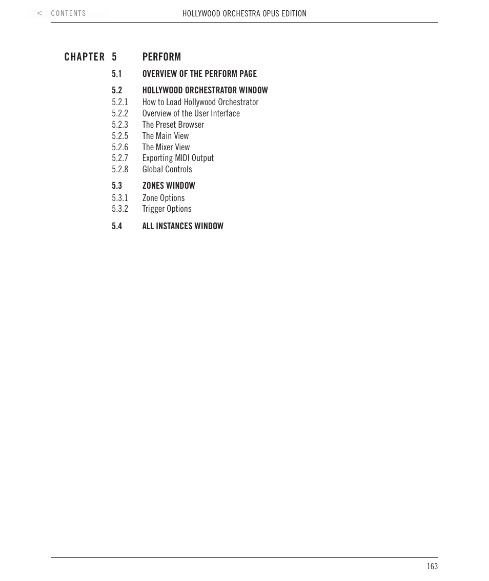 Chapter 5: perform | EastWest Hollywood Orchestra Opus Edition Virtual Instrument Plug-In (Download) User Manual | Page 163 / 228