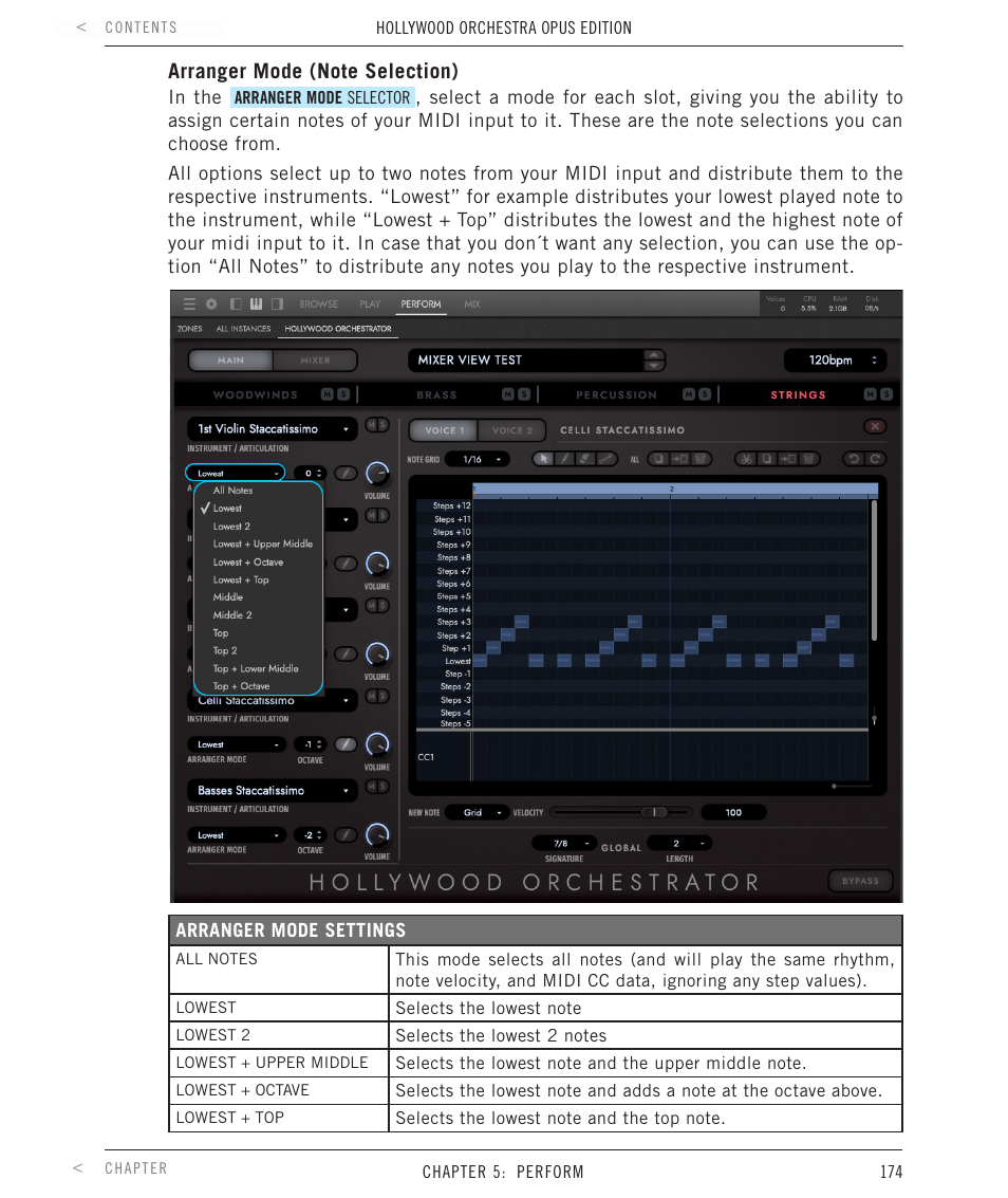 EastWest Hollywood Orchestra Opus Edition Virtual Instrument Plug-In (Download) User Manual | Page 174 / 228