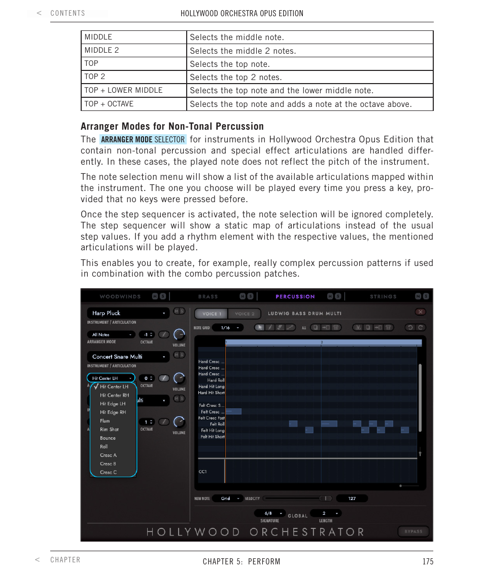 EastWest Hollywood Orchestra Opus Edition Virtual Instrument Plug-In (Download) User Manual | Page 175 / 228