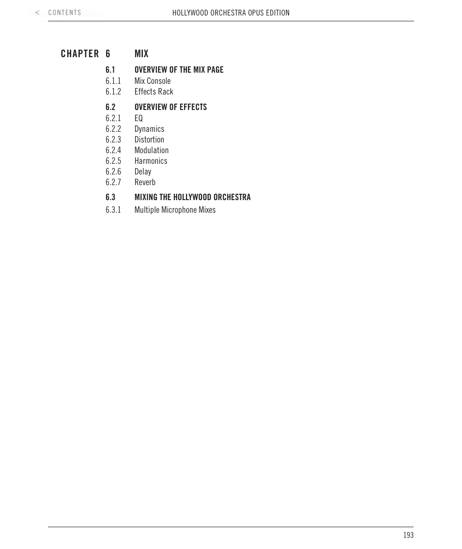 Chapter 6: mix | EastWest Hollywood Orchestra Opus Edition Virtual Instrument Plug-In (Download) User Manual | Page 193 / 228