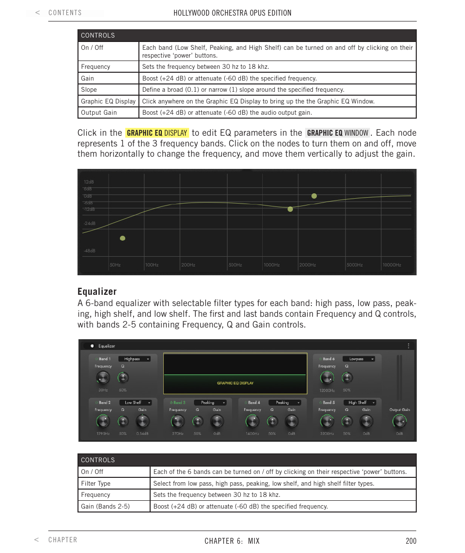 Equalizer | EastWest Hollywood Orchestra Opus Edition Virtual Instrument Plug-In (Download) User Manual | Page 200 / 228