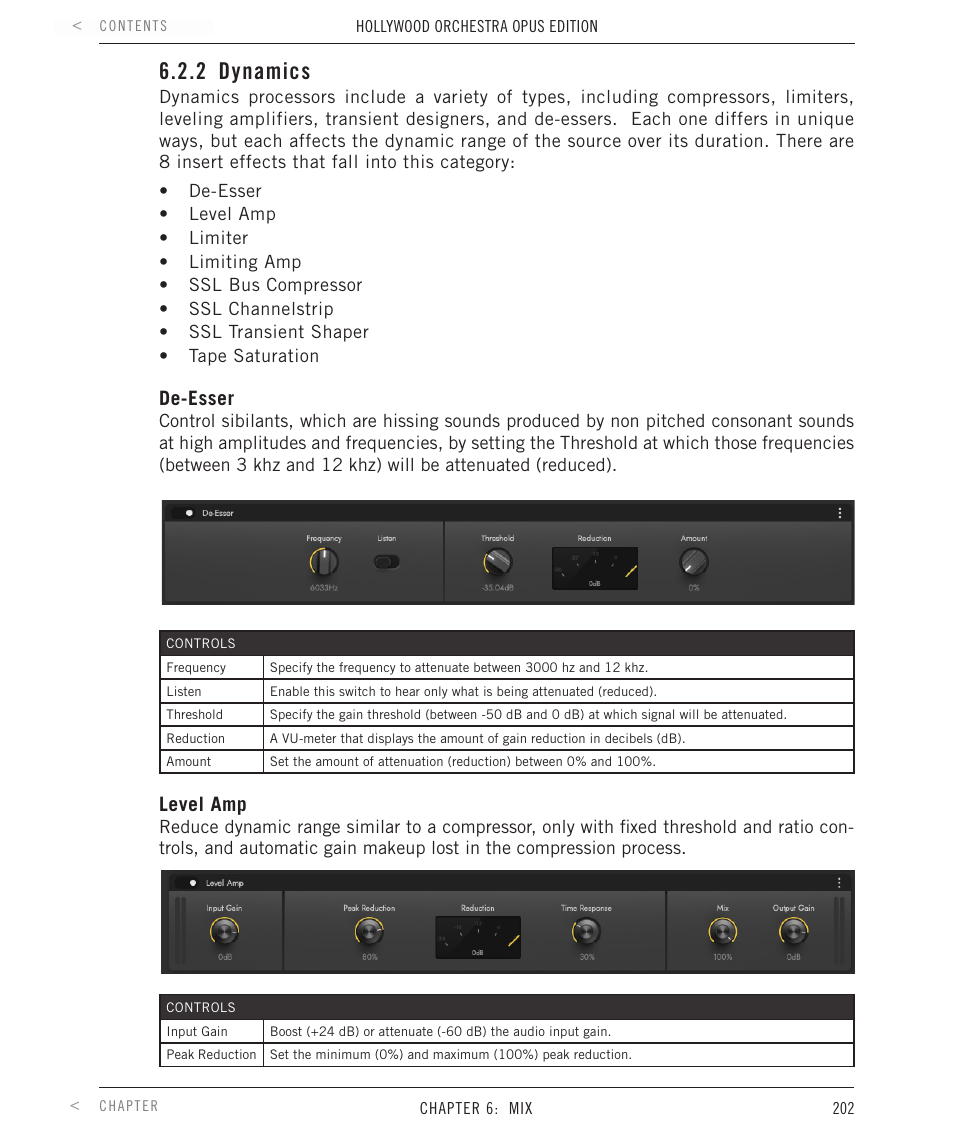 2 dynamics, Dynamics | EastWest Hollywood Orchestra Opus Edition Virtual Instrument Plug-In (Download) User Manual | Page 202 / 228