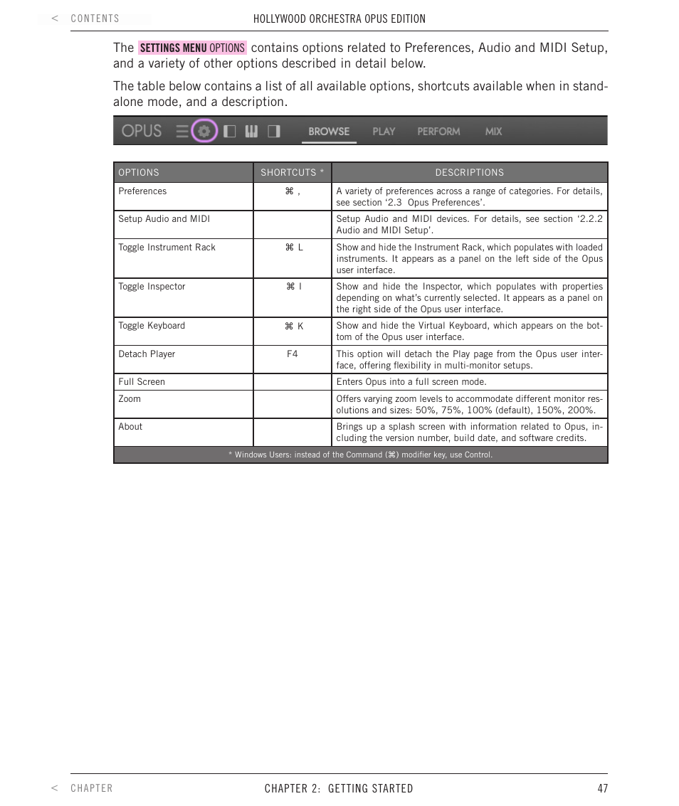 EastWest Hollywood Orchestra Opus Edition Virtual Instrument Plug-In (Download) User Manual | Page 47 / 228