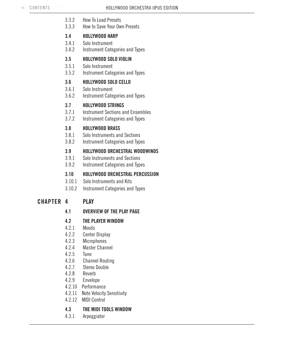 EastWest Hollywood Orchestra Opus Edition Virtual Instrument Plug-In (Download) User Manual | Page 6 / 228