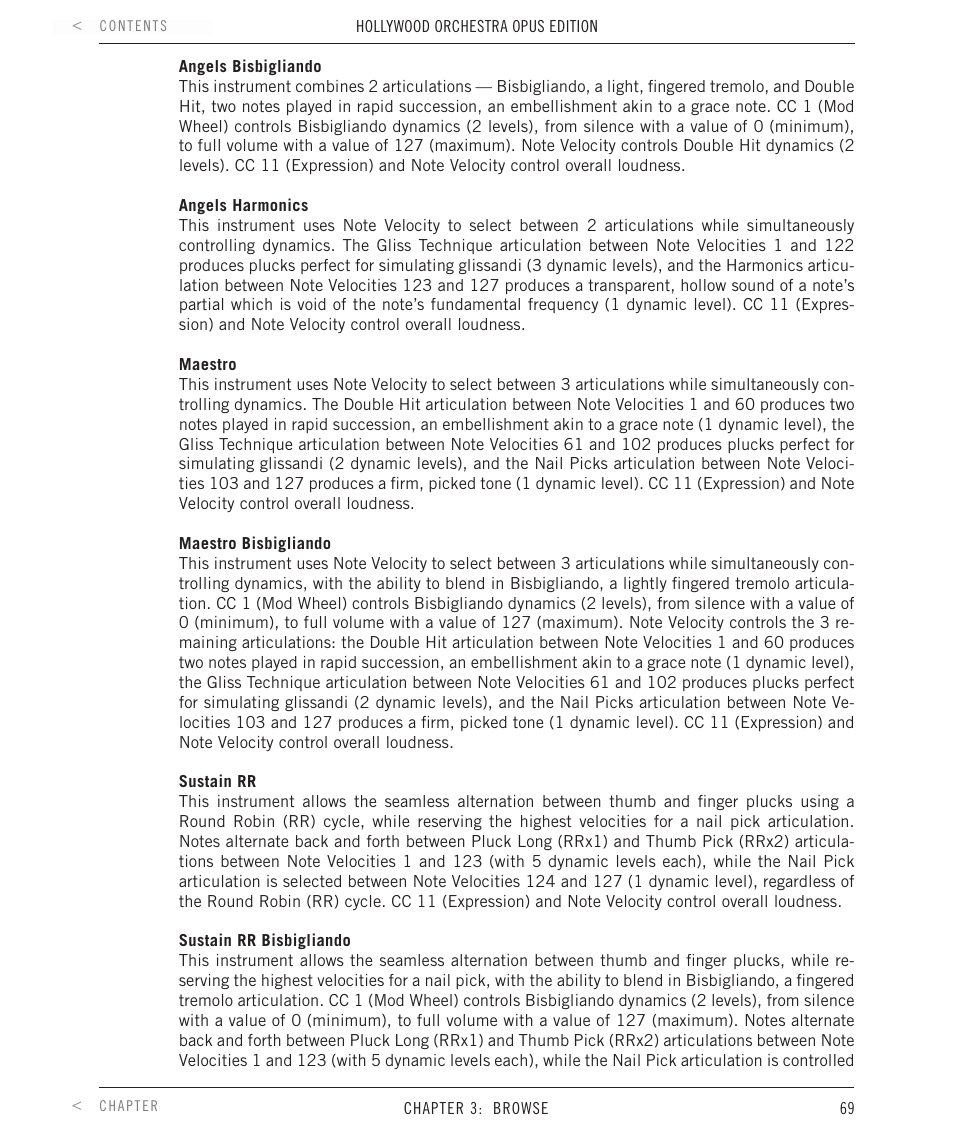 EastWest Hollywood Orchestra Opus Edition Virtual Instrument Plug-In (Download) User Manual | Page 69 / 228