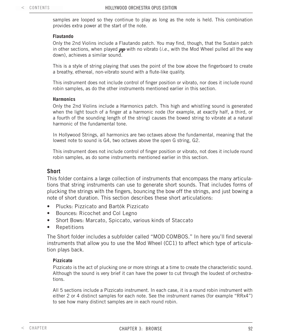 EastWest Hollywood Orchestra Opus Edition Virtual Instrument Plug-In (Download) User Manual | Page 92 / 228