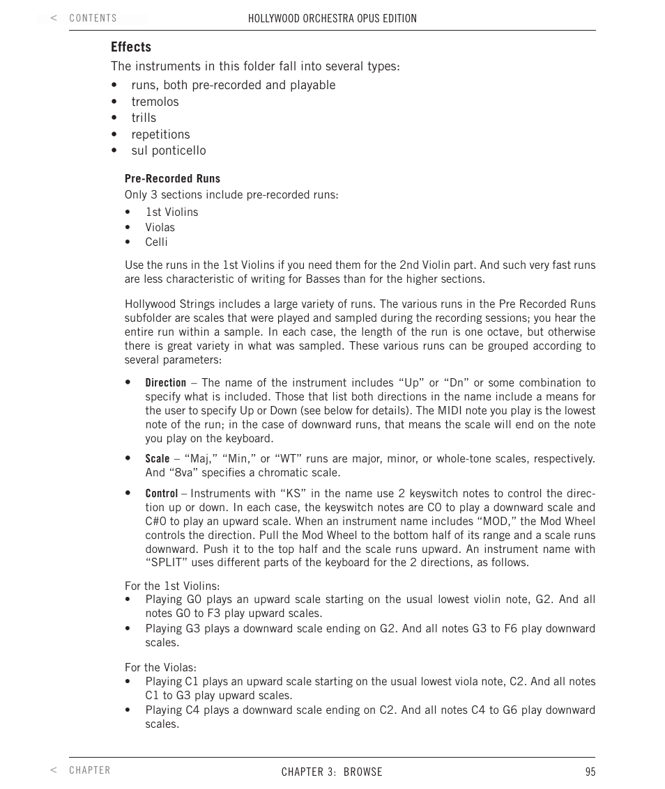 EastWest Hollywood Orchestra Opus Edition Virtual Instrument Plug-In (Download) User Manual | Page 95 / 228