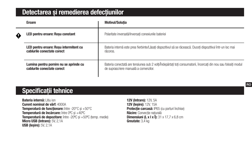 NOCO Genius Boost 3000 Amp UltraSafe Jump Starter & Power Pack User Manual | Page 151 / 274
