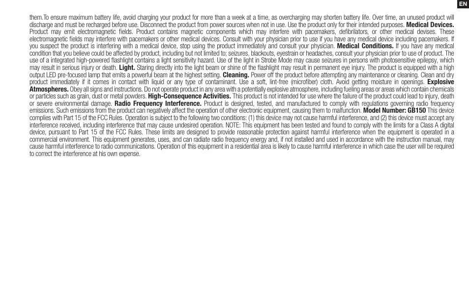 NOCO Genius Boost 3000 Amp UltraSafe Jump Starter & Power Pack User Manual | Page 3 / 274