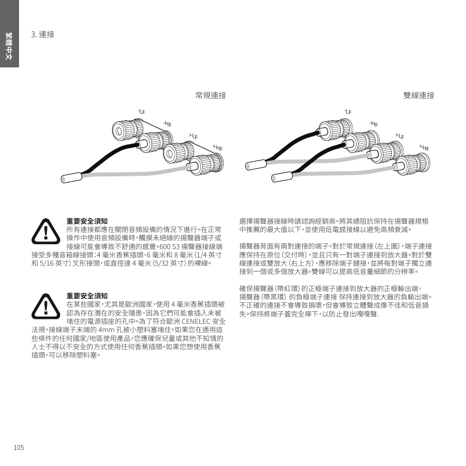 Bowers & Wilkins HTM6 S3 2-Way Center Channel Speaker (Oak) User Manual | Page 106 / 124