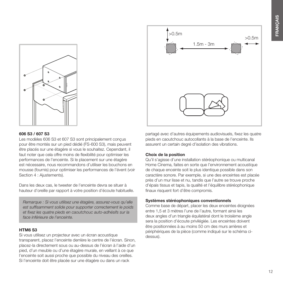 Bowers & Wilkins HTM6 S3 2-Way Center Channel Speaker (Oak) User Manual | Page 13 / 124