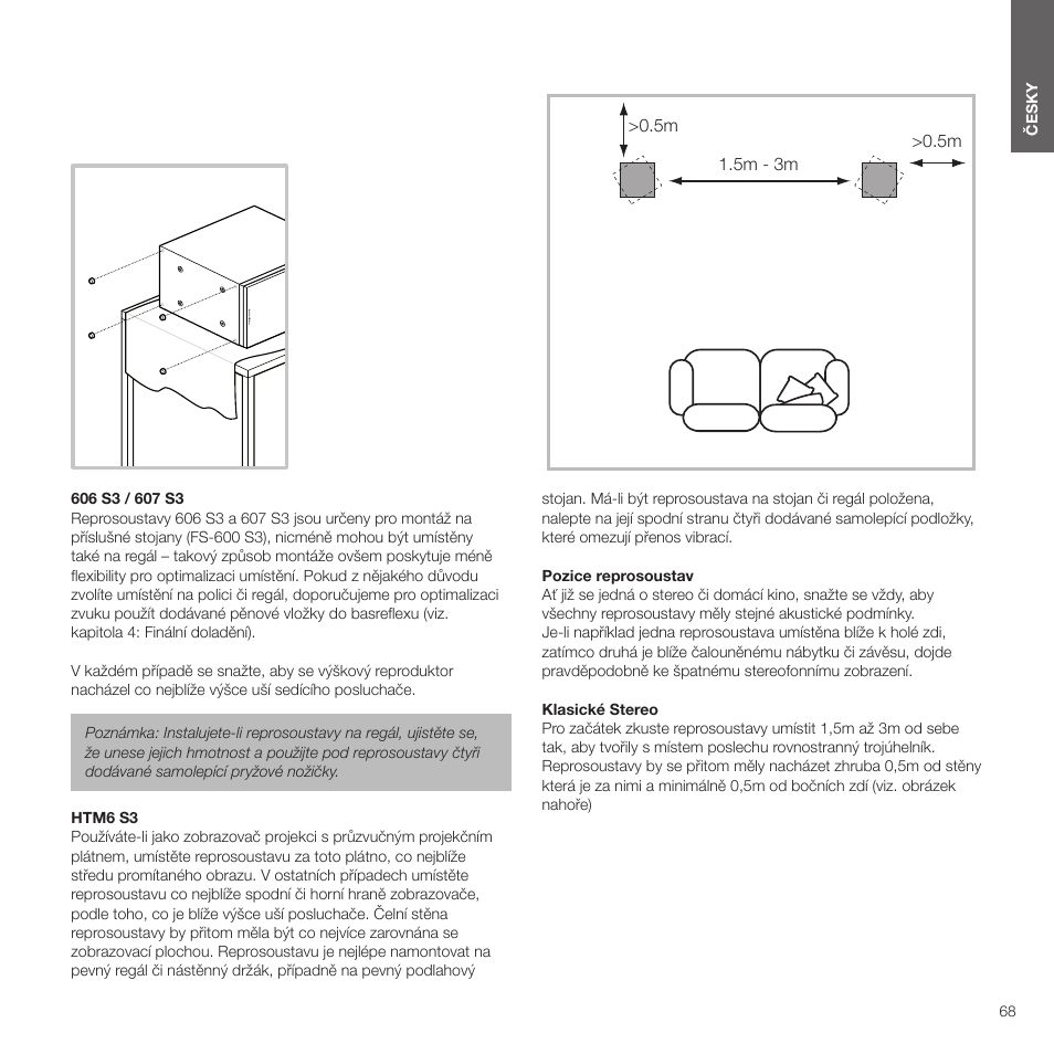 Bowers & Wilkins HTM6 S3 2-Way Center Channel Speaker (Oak) User Manual | Page 69 / 124