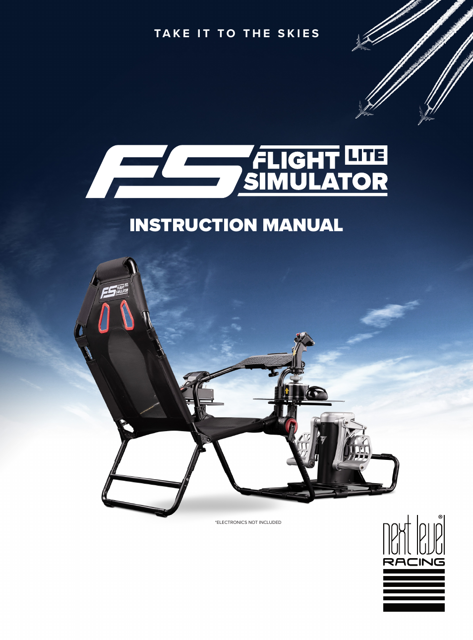 Next Level Racing Flight Simulator Lite Cockpit User Manual | 17 pages