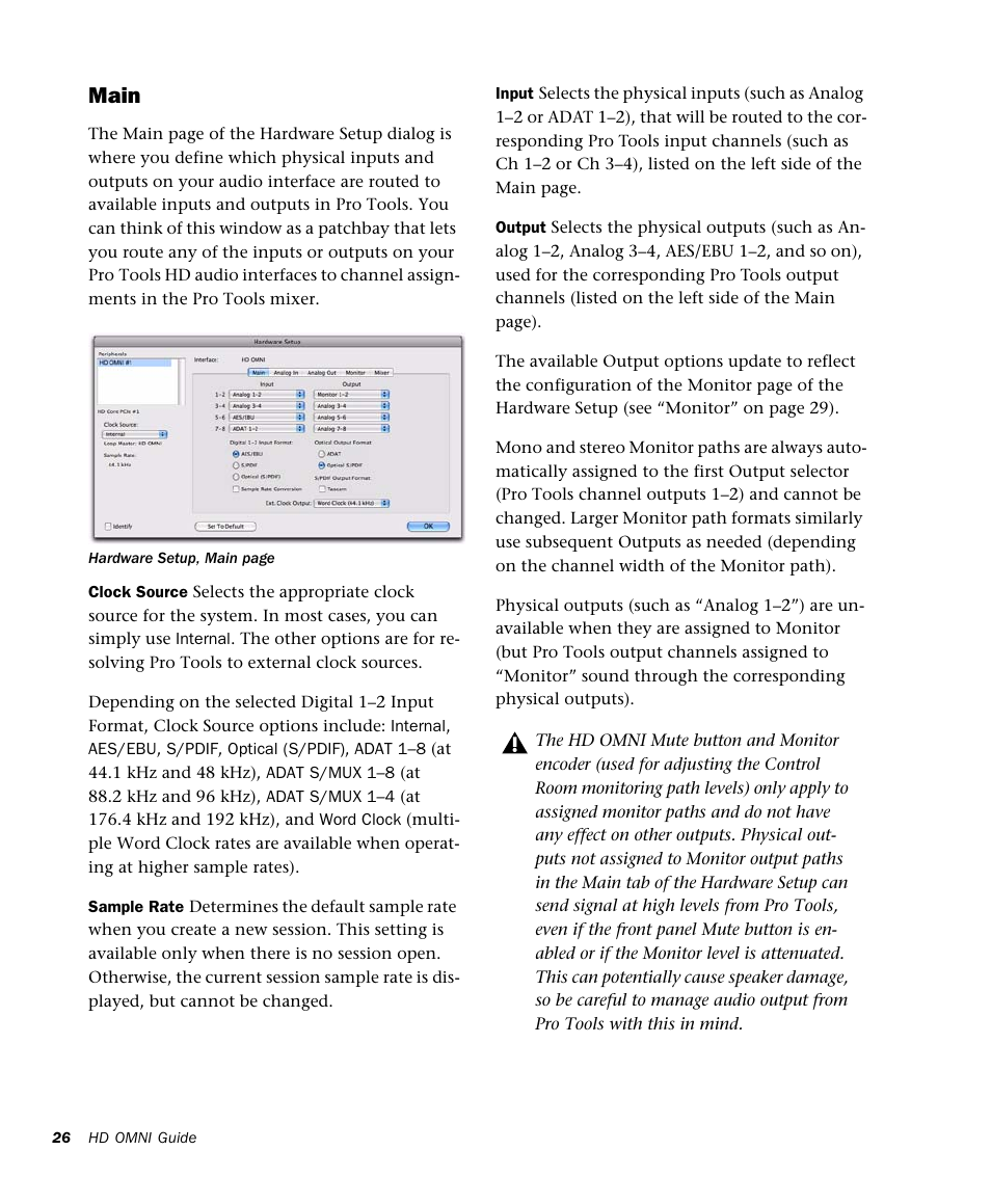 Main | Avid HD OMNI Preamp, I/O, and Monitoring Pro Tools HD Series Interface User Manual | Page 30 / 71