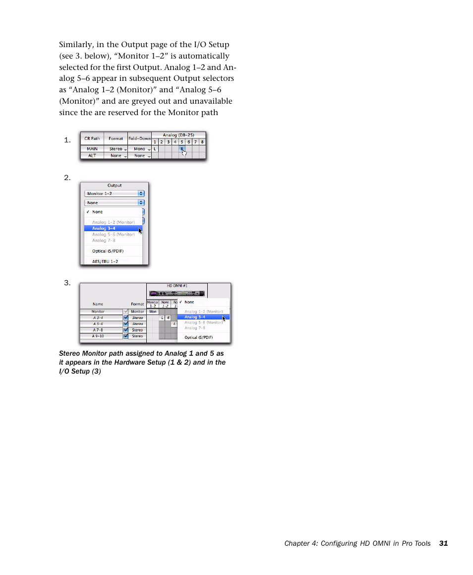 Avid HD OMNI Preamp, I/O, and Monitoring Pro Tools HD Series Interface User Manual | Page 35 / 71