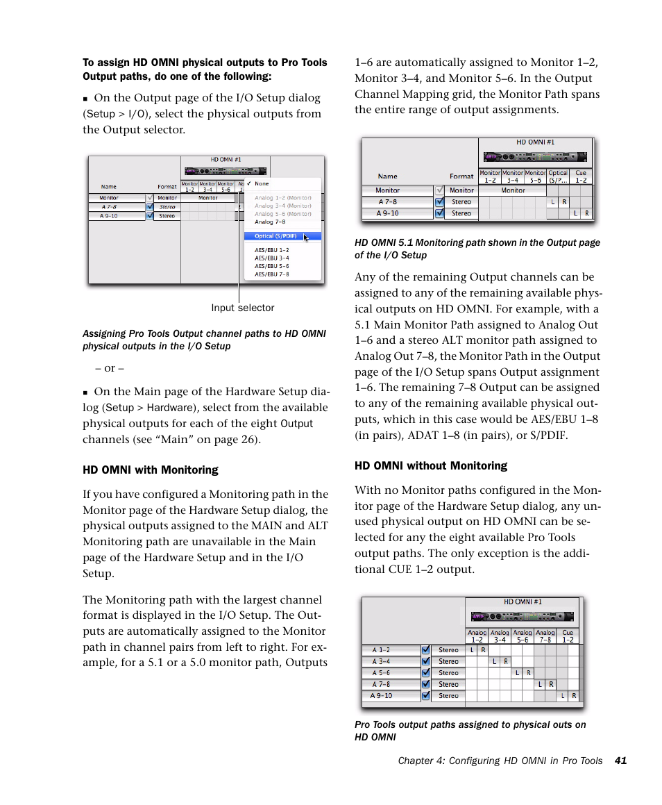Avid HD OMNI Preamp, I/O, and Monitoring Pro Tools HD Series Interface User Manual | Page 45 / 71