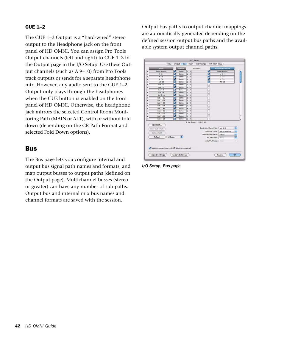 Avid HD OMNI Preamp, I/O, and Monitoring Pro Tools HD Series Interface User Manual | Page 46 / 71