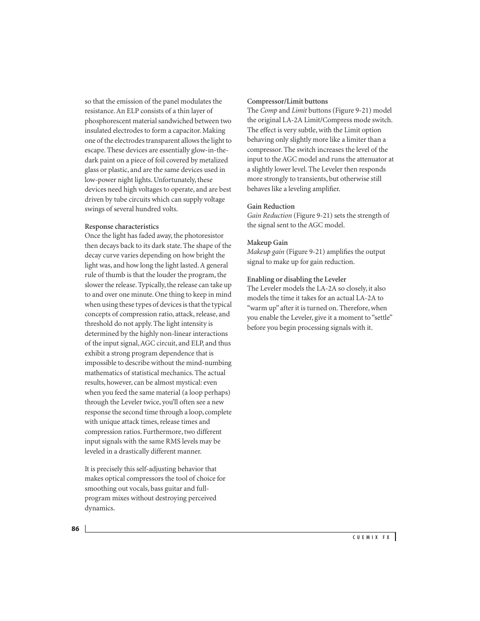 MOTU 828x 28x30 Audio Interface with ThunderTechnology User Manual | Page 86 / 126