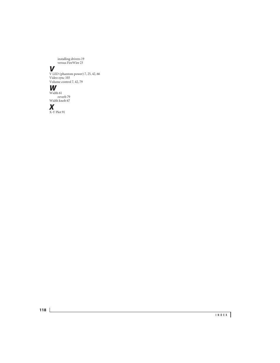 MOTU Track16 - Desktop Studio FireWire/USB 2.0 Interface User Manual | Page 118 / 118