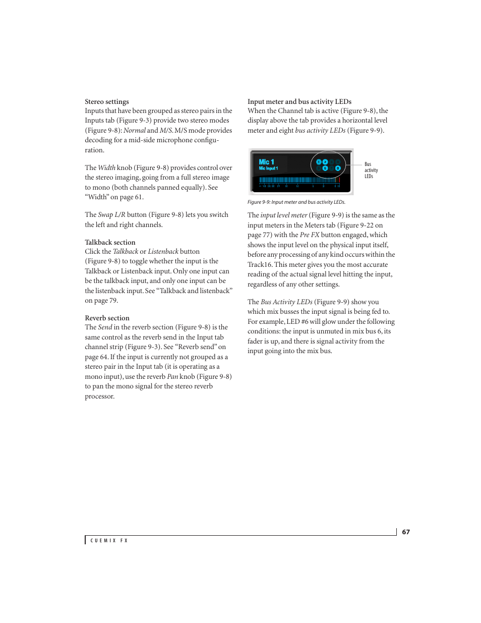 MOTU Track16 - Desktop Studio FireWire/USB 2.0 Interface User Manual | Page 67 / 118