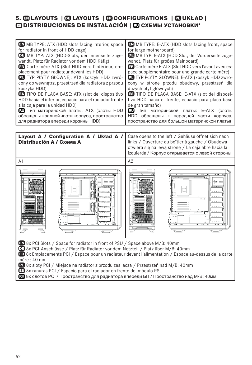 be quiet! Dark Base 900 Full-Tower Case (Silver) User Manual | Page 52 / 76