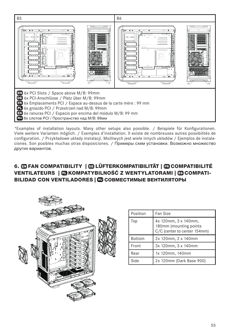 be quiet! Dark Base 900 Full-Tower Case (Silver) User Manual | Page 55 / 76