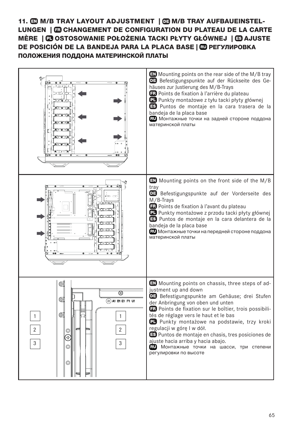 be quiet! Dark Base 900 Full-Tower Case (Silver) User Manual | Page 65 / 76