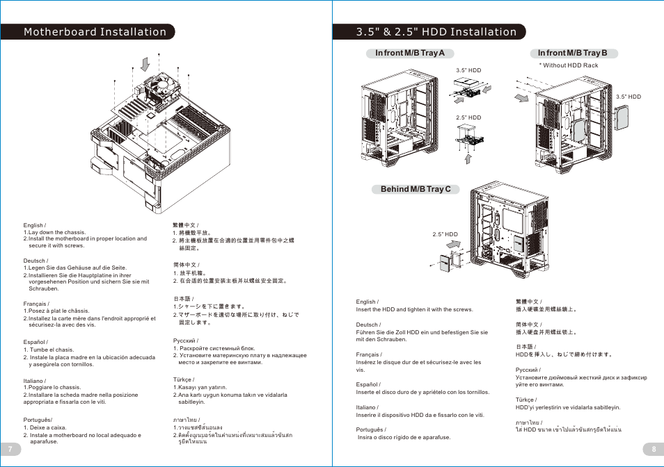 頁面 6 | Thermaltake S300 Tempered Glass Mid-Tower Case (Black) User Manual | Page 6 / 14