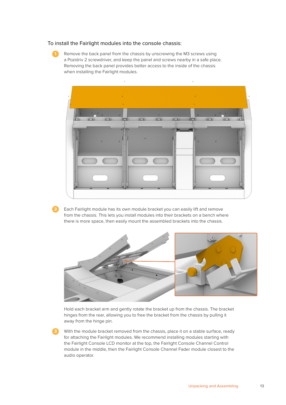Blackmagic Design Fairlight Console Channel Fader Modular Control Surface User Manual | Page 13 / 320
