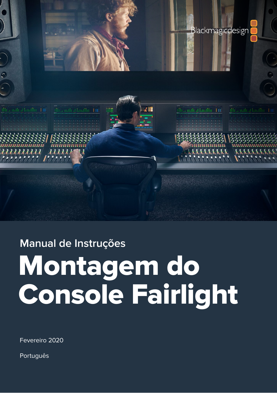 Português, Montagem do console fairlight | Blackmagic Design Fairlight Console Channel Fader Modular Control Surface User Manual | Page 263 / 320
