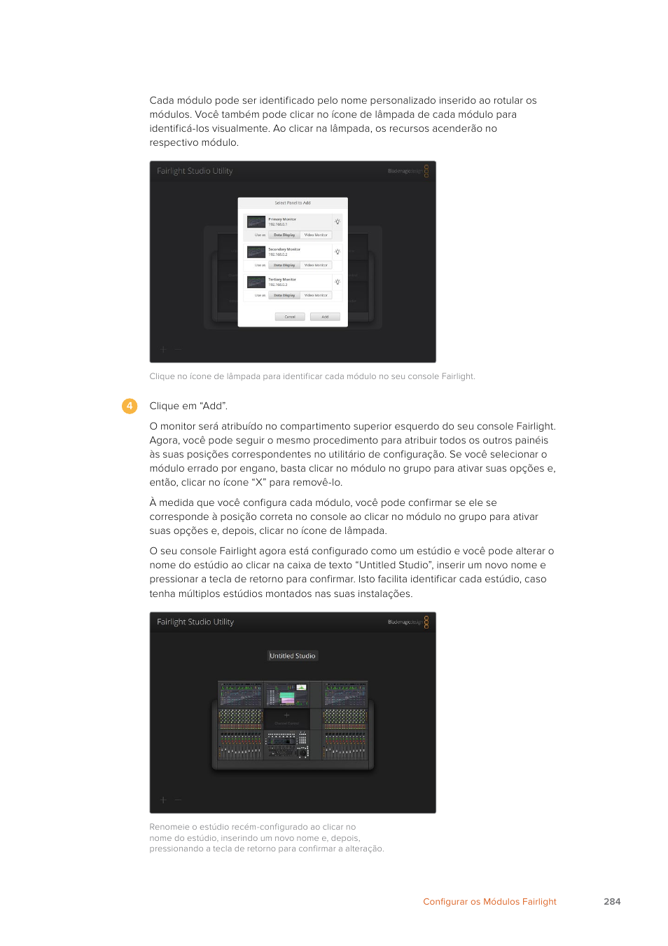 Blackmagic Design Fairlight Console Channel Fader Modular Control Surface User Manual | Page 284 / 320