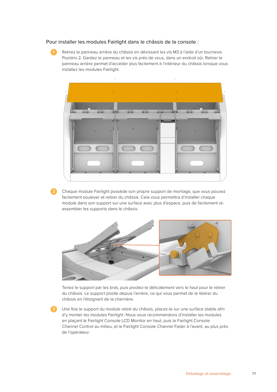 Blackmagic Design Fairlight Console Channel Fader Modular Control Surface User Manual | Page 71 / 320