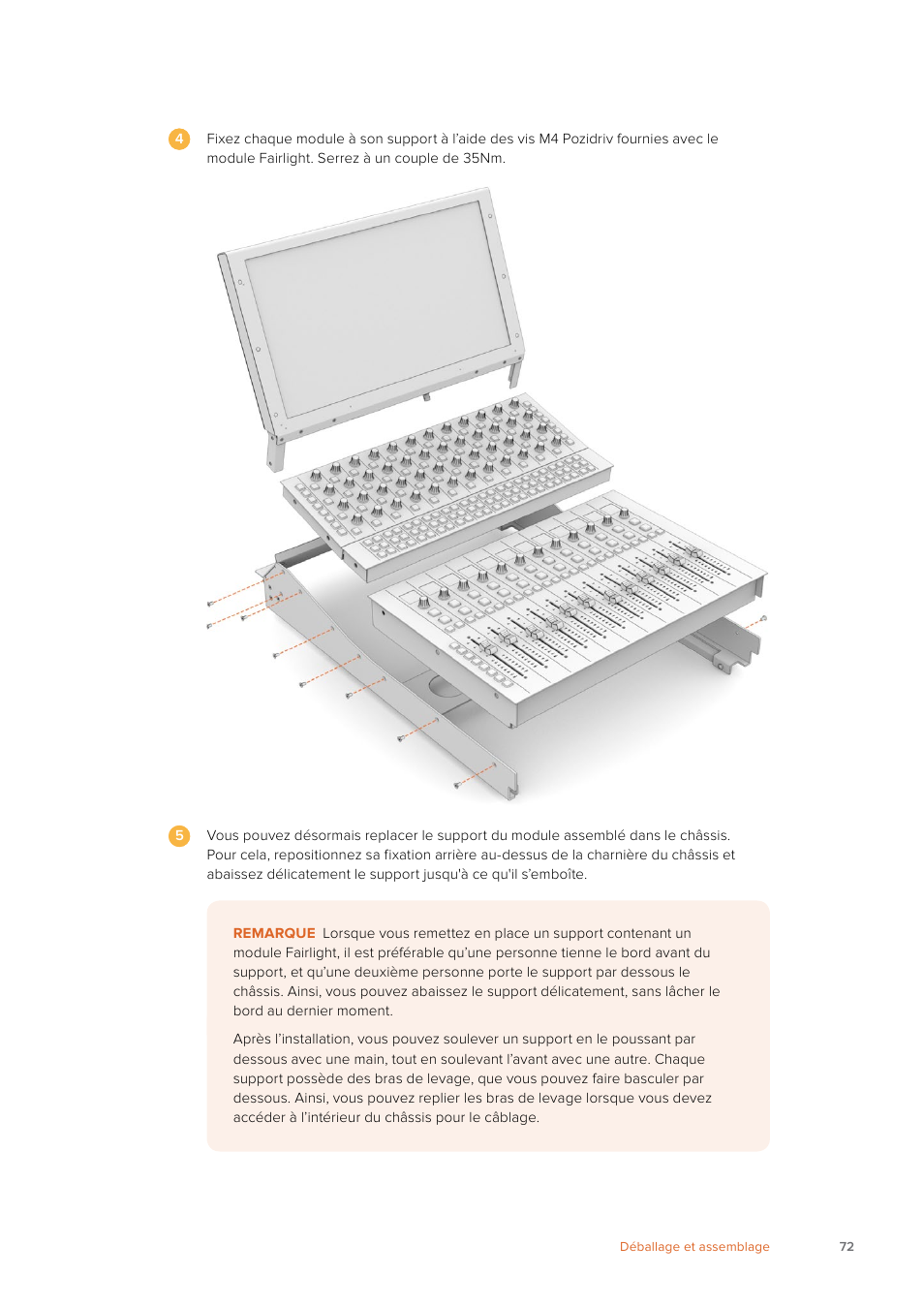 Blackmagic Design Fairlight Console Channel Fader Modular Control Surface User Manual | Page 72 / 320