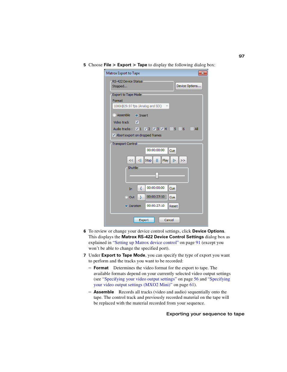 Matrox MXO2 PCIe Host Adapter User Manual | Page 121 / 388