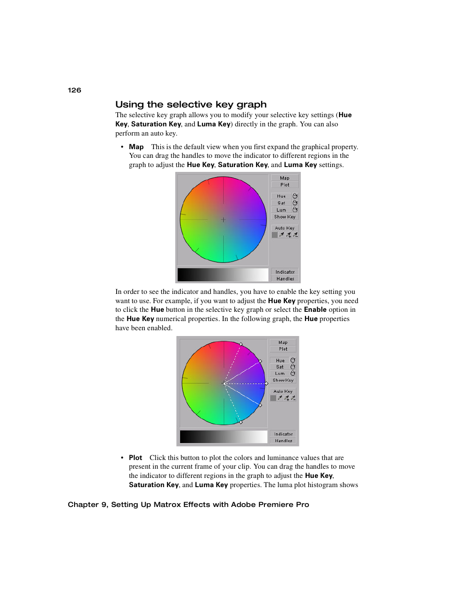 Using the selective key graph | Matrox MXO2 PCIe Host Adapter User Manual | Page 150 / 388