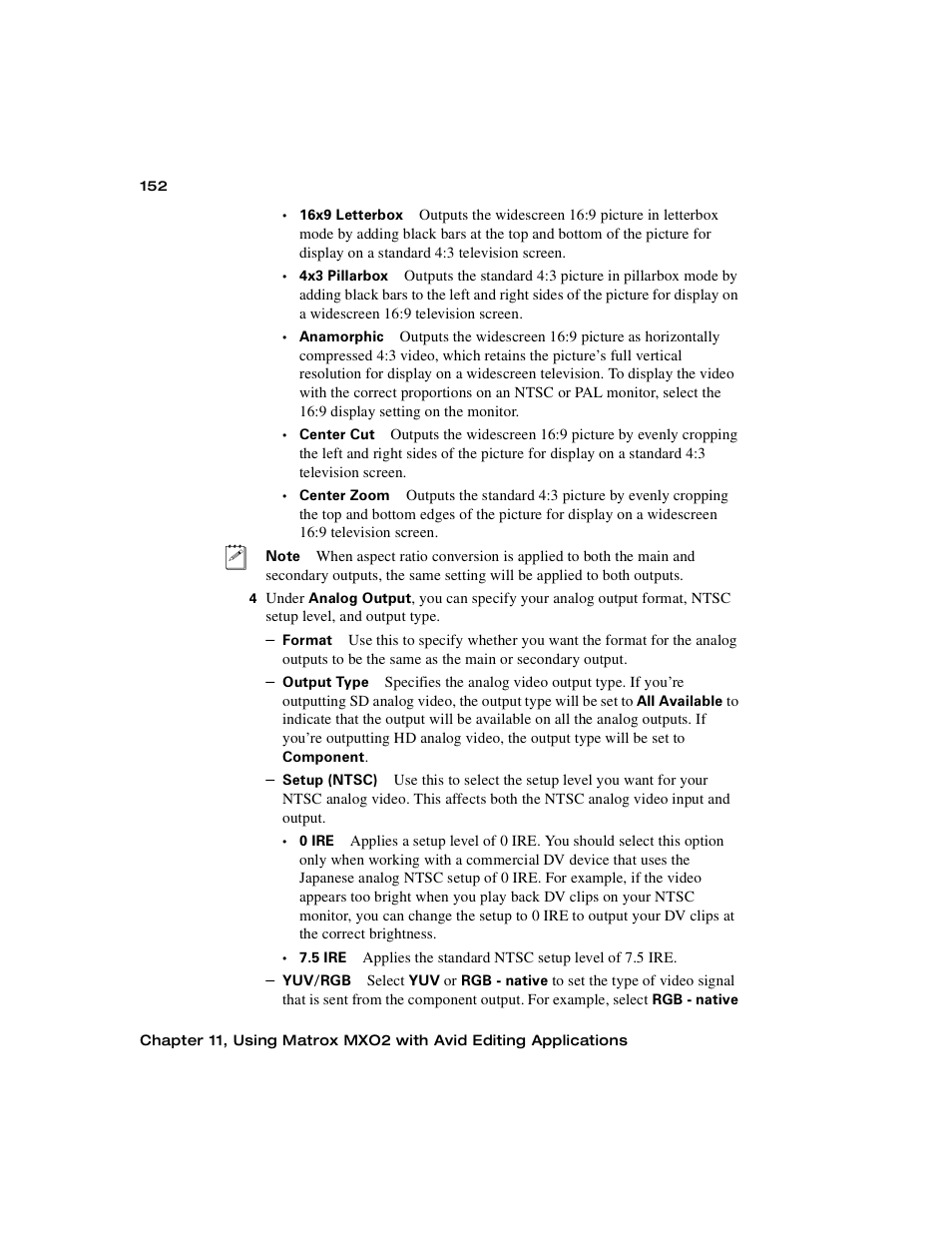 Matrox MXO2 PCIe Host Adapter User Manual | Page 176 / 388