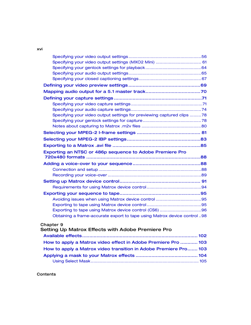 Matrox MXO2 PCIe Host Adapter User Manual | Page 18 / 388