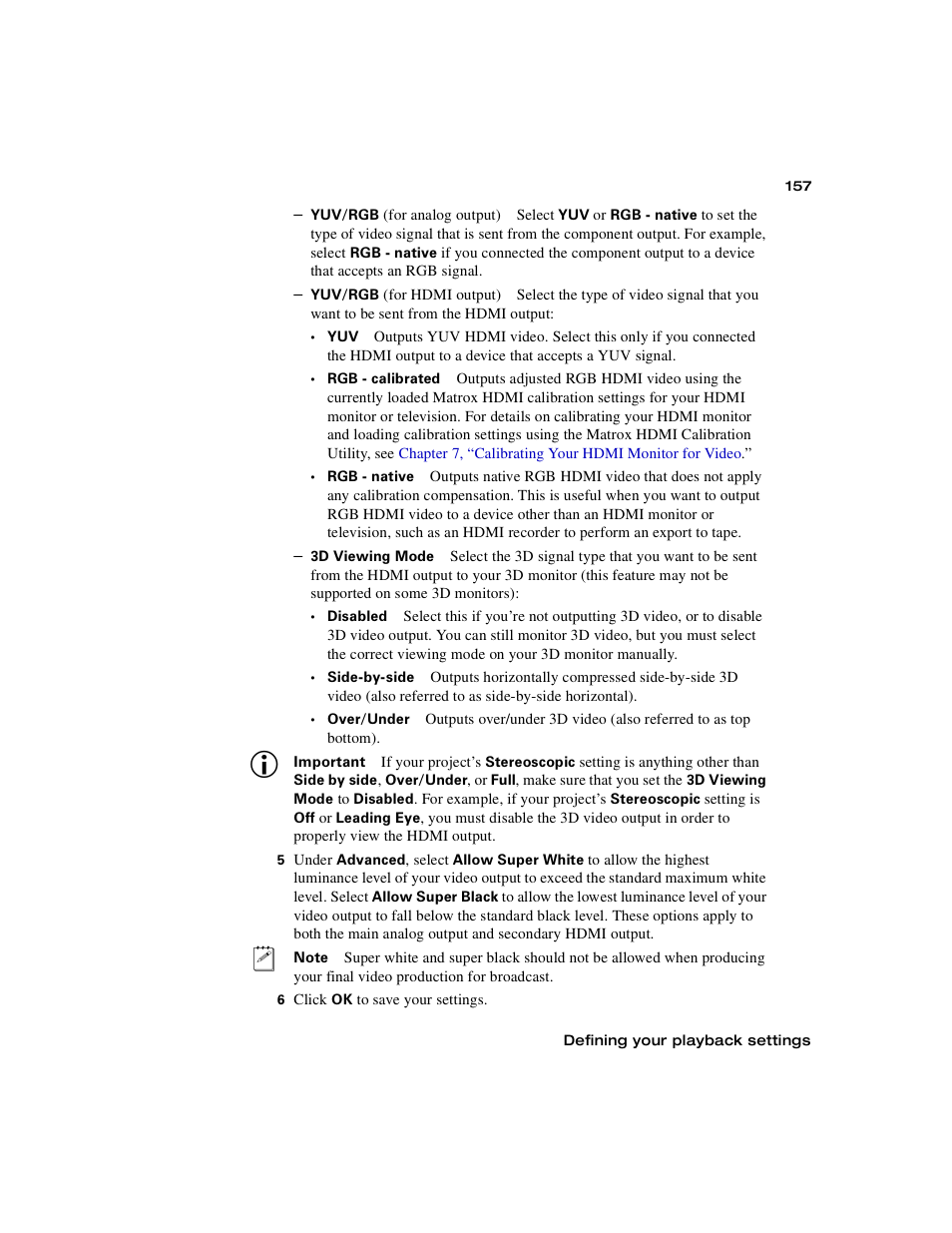 Matrox MXO2 PCIe Host Adapter User Manual | Page 181 / 388